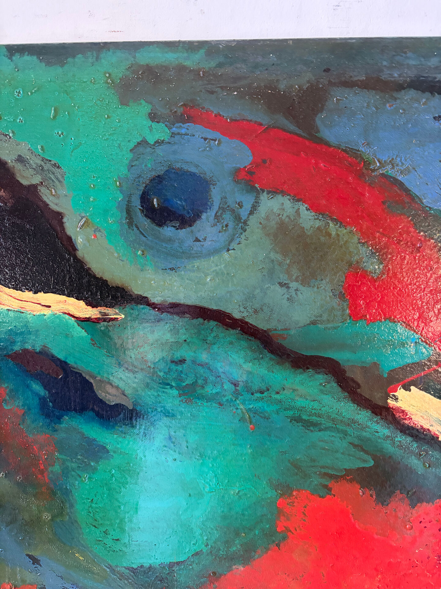 Modern abstract signed Canto 2017