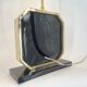 Georges Mathias brass etched table lamp, 1970s