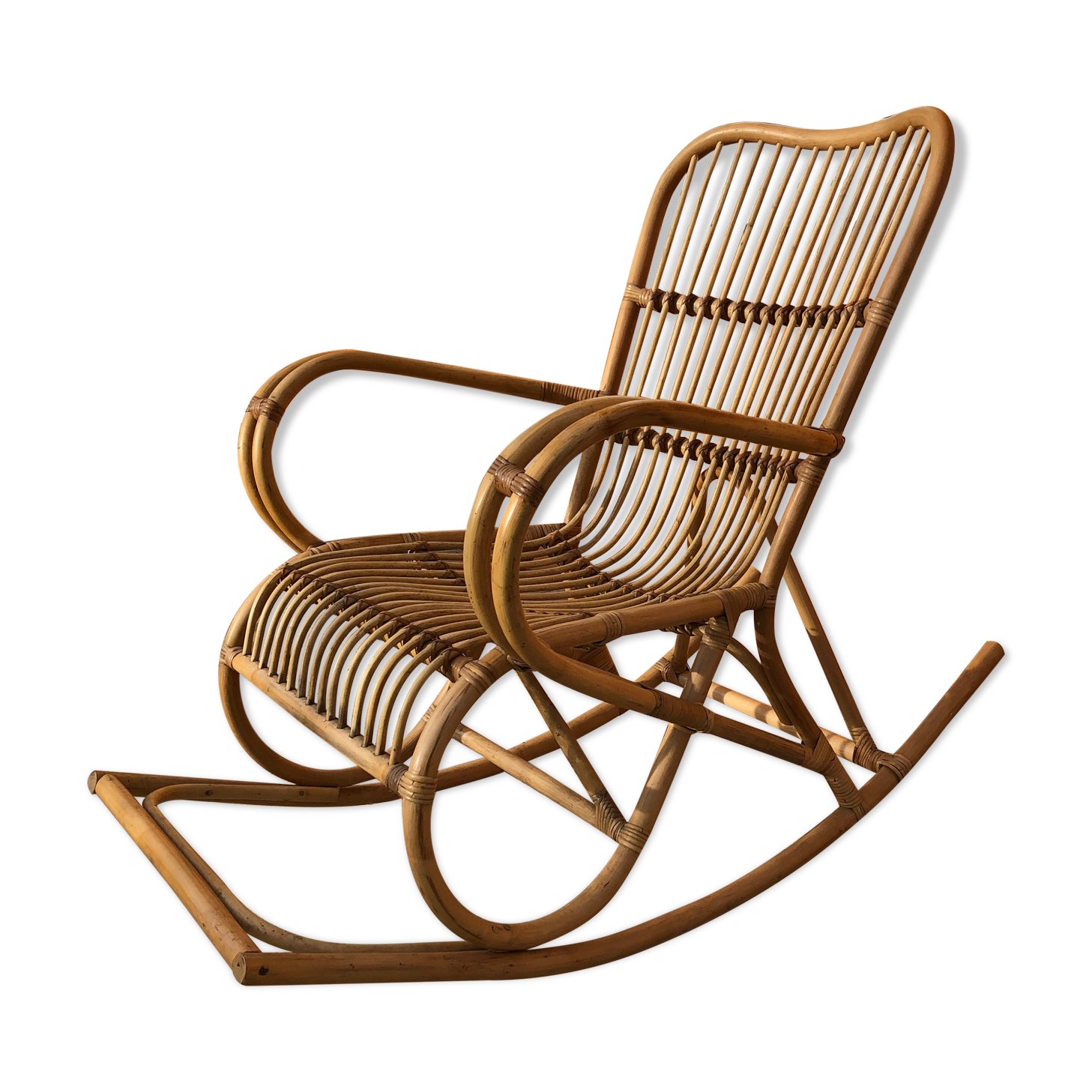 Rattan rocking chair