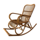 Rocking-chair en rotin