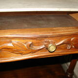 Dressing table and mirror in Walnut around 1880