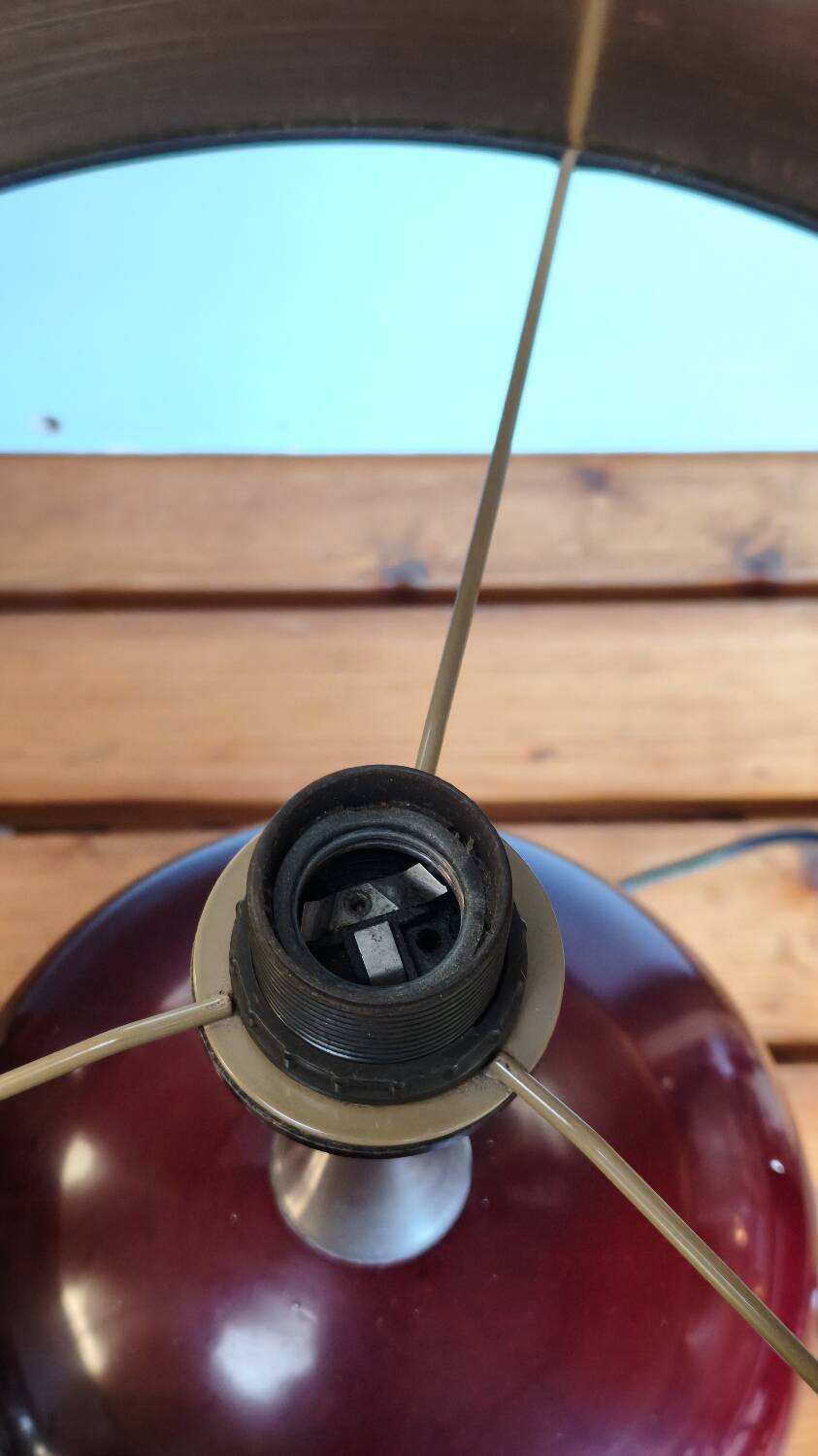 Table lamp Maison Barbier, 1970 design