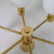 Mid-century brass ceiling light ASEA Sweden, 1950s