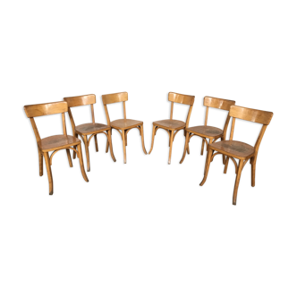 Set of 6 chairs Bistro Baumann vintage