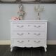 Commode en chêne à pieds galbés, 3 tiroirs