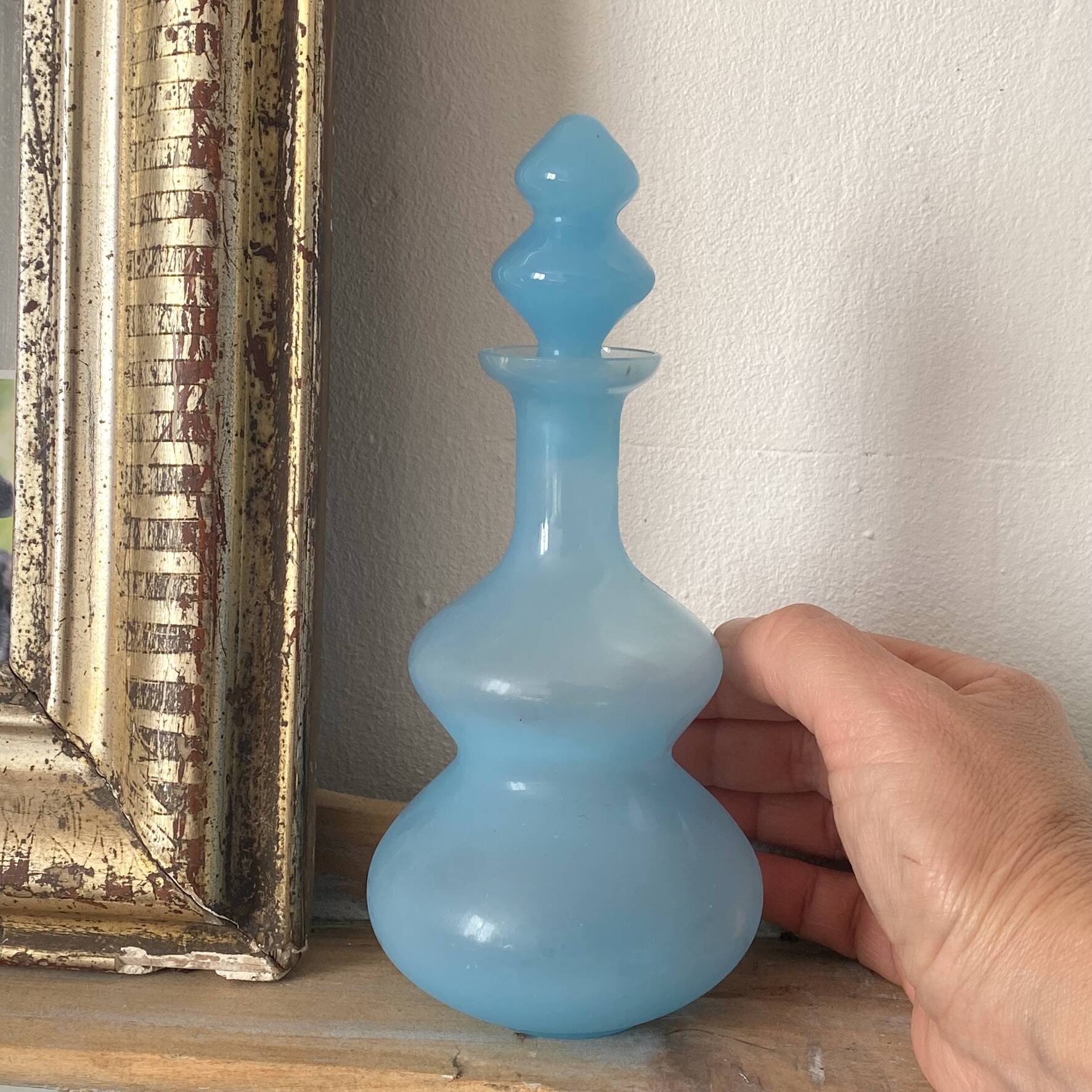 Carafe, opaline bottle 20cm