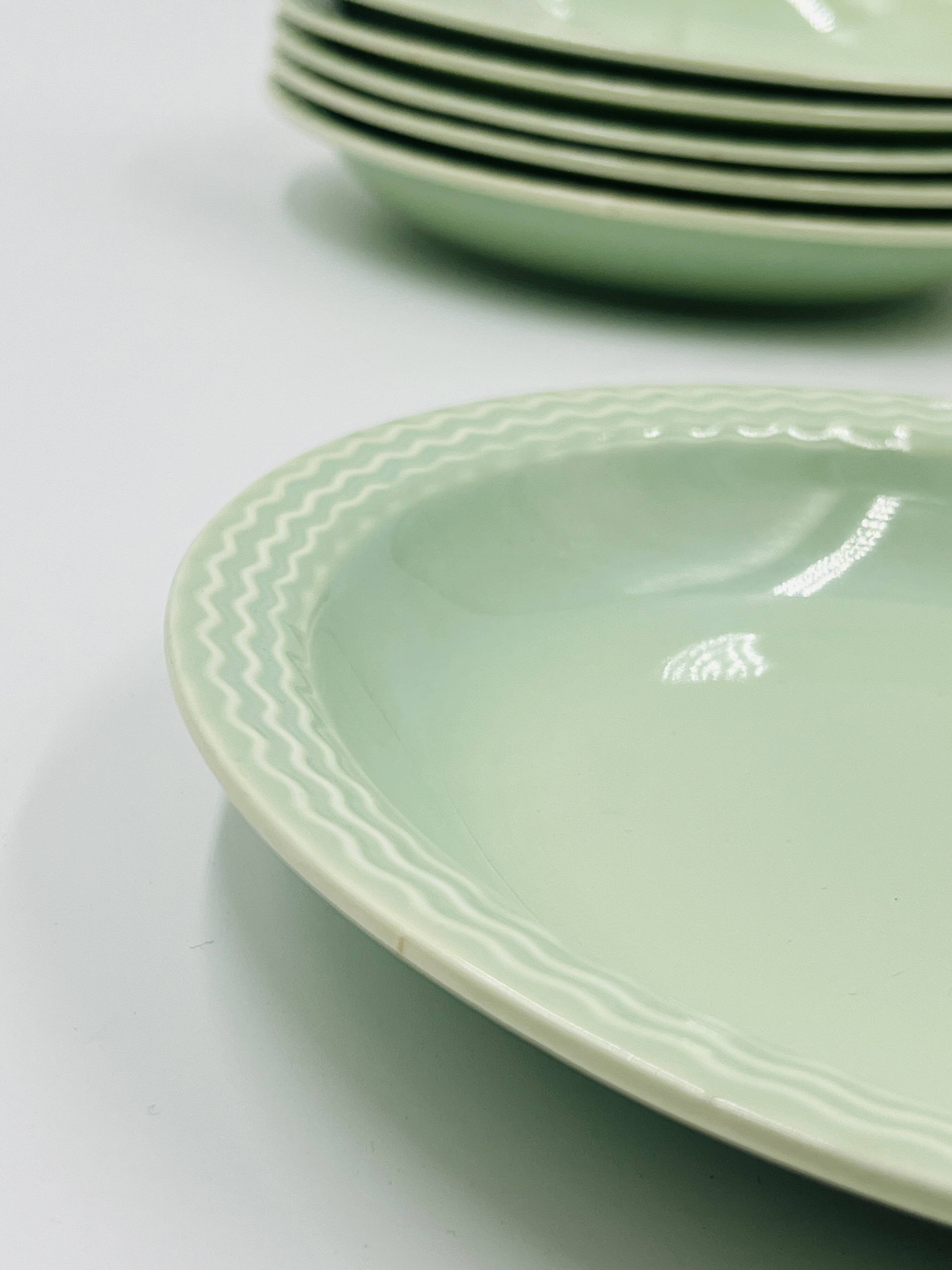 Set of 6 Villeroy Boch Ondine Plates