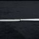 12 dessert knives orbrille in silver metal stainless steel blade