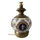 Ancienne lampe en faience de Gien décor renaissance 1876