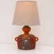 Scandinavian pottery table lamp by Thomas Hellström for Nittsjö, 1970s
