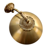 Brass wall sconce