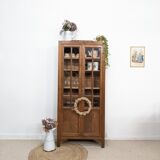 Wardrobe with vintage display case