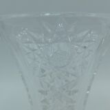 Vase vintage en cristal taillé