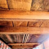 Solid oak farmhouse table, 270x120 cm, with 4 drawers