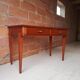 Modernist mahogany desk DLG Maxime Old – Hourglass handles (1940)