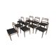 Vintage Dining Chairs by Alf Aarseth for Gustav Bahus, 1960s, Set of 10
