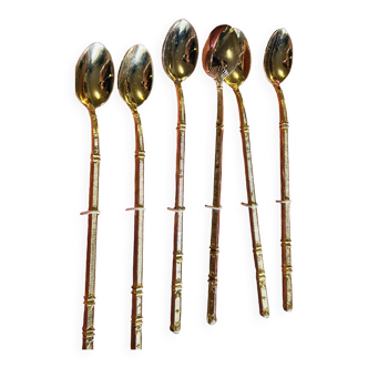 Box with gold-plated Mazagran spoons