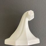 art deco porcelain coat hook