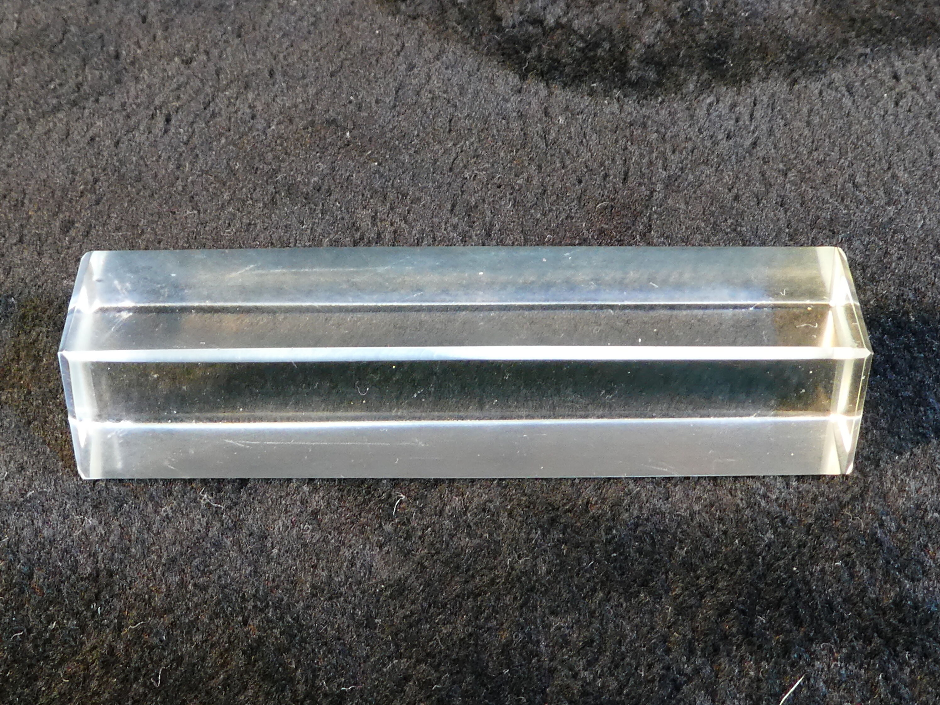 12 Door rectangular vintage glass knives 50s