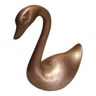 Brass swan