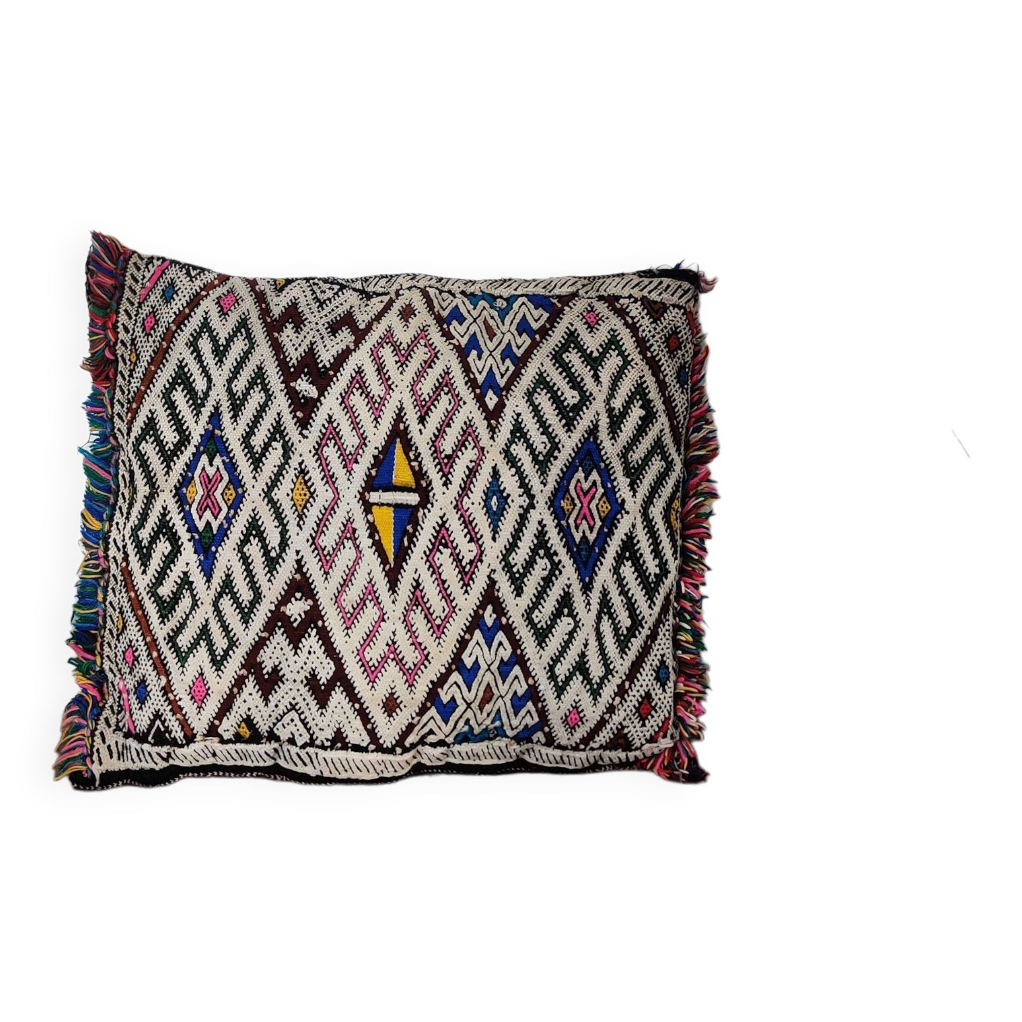 Ethnic vintage Moroccan Kilim cushion