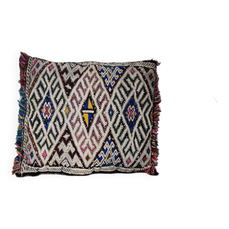 Coussin Marocain Kilim vintage ethnique