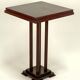 Antique - Square Guéridon Table - Art Deco Style - Oak