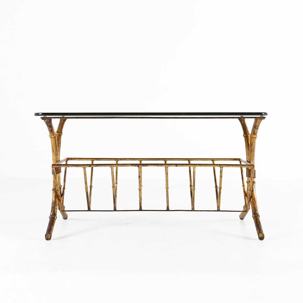 Regency bamboo coffee table