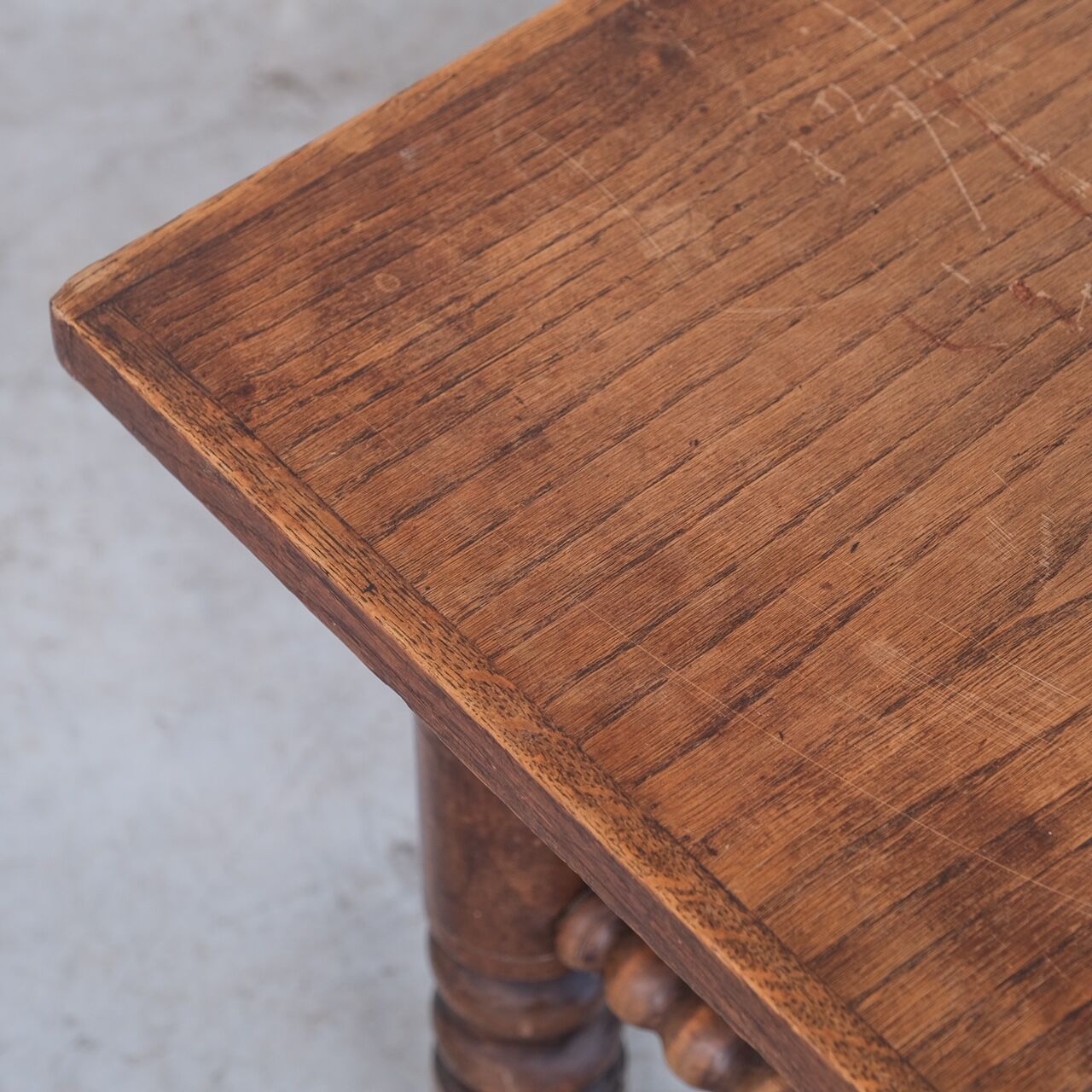 Oak french deco coffee table