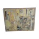 Tableau-huile sur toile "le bistrot"