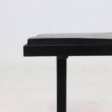 Minimalist Steel and Slate Side or Coffee Table 1960s
