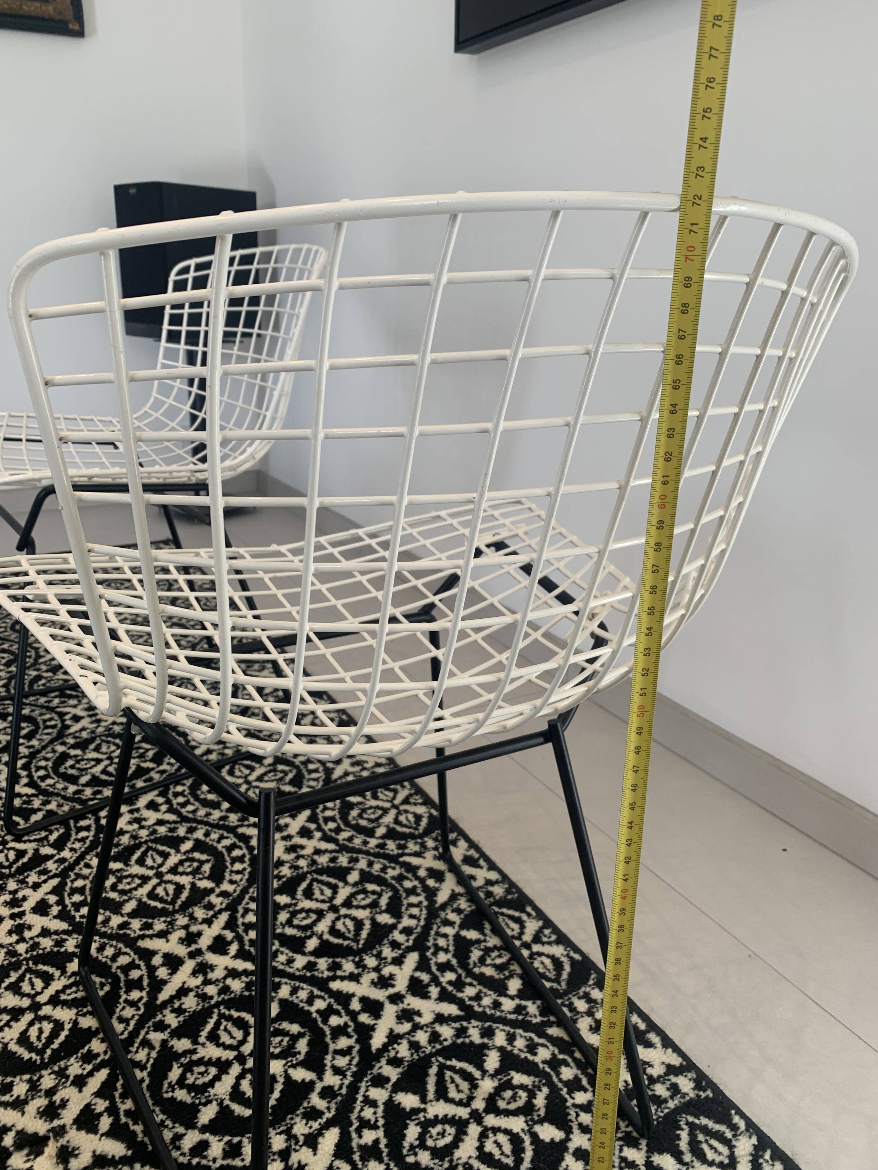 Chaises Vintages par Harry Bertoia pour Knoll, 1970’s, Set de six pièces