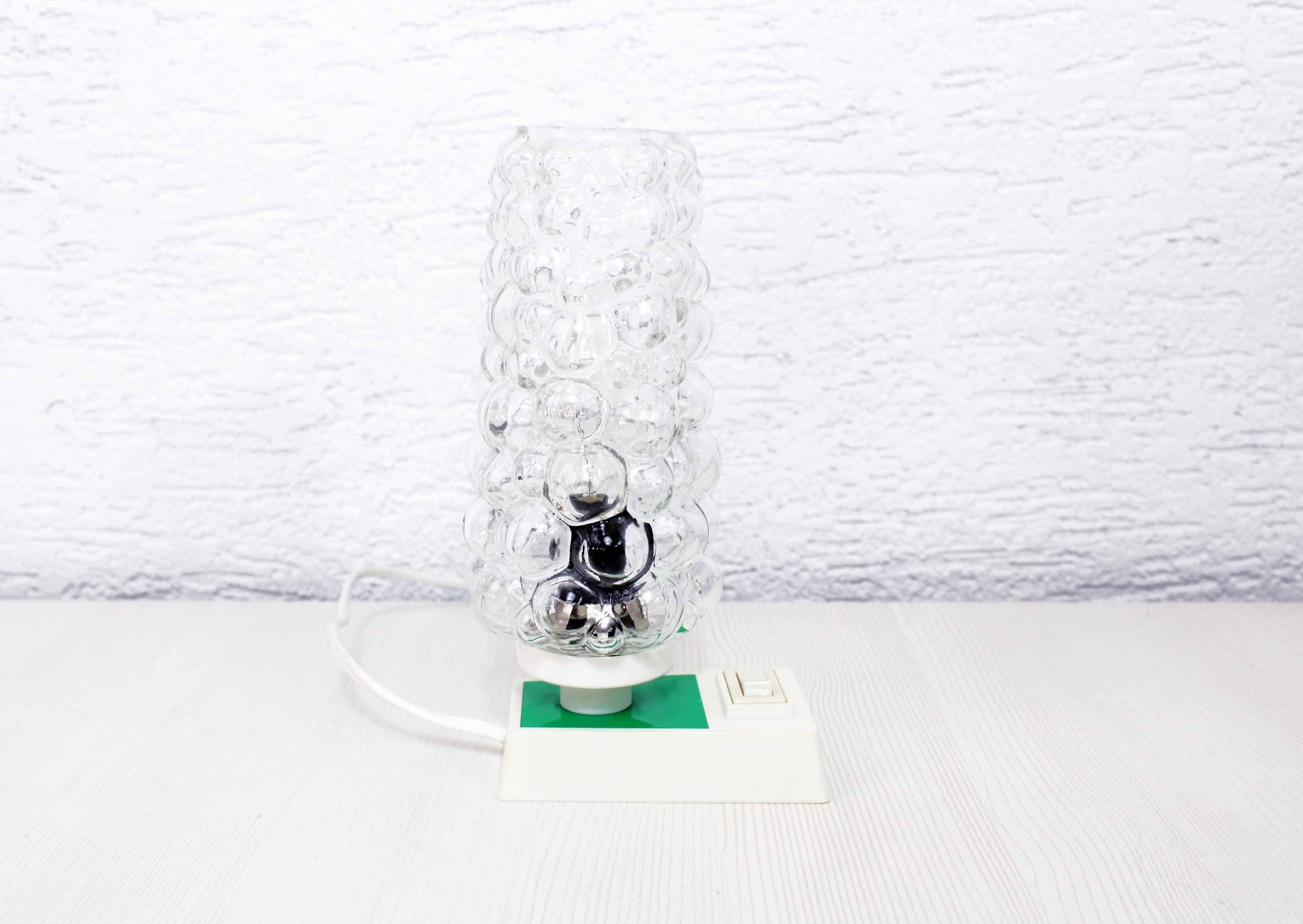 60s Bedside or table lamp, grape cluster
