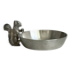 Metal cup with squirrel