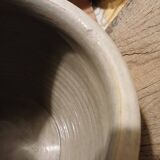 Old stoneware grease pot, gray Height 24.5 cm