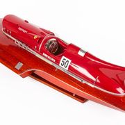 Maquette bateau Riva Arno IX Timossi Italien 76 cm entièrement bois cloute