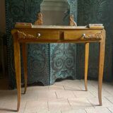 Art Deco dressing table in solid oak
