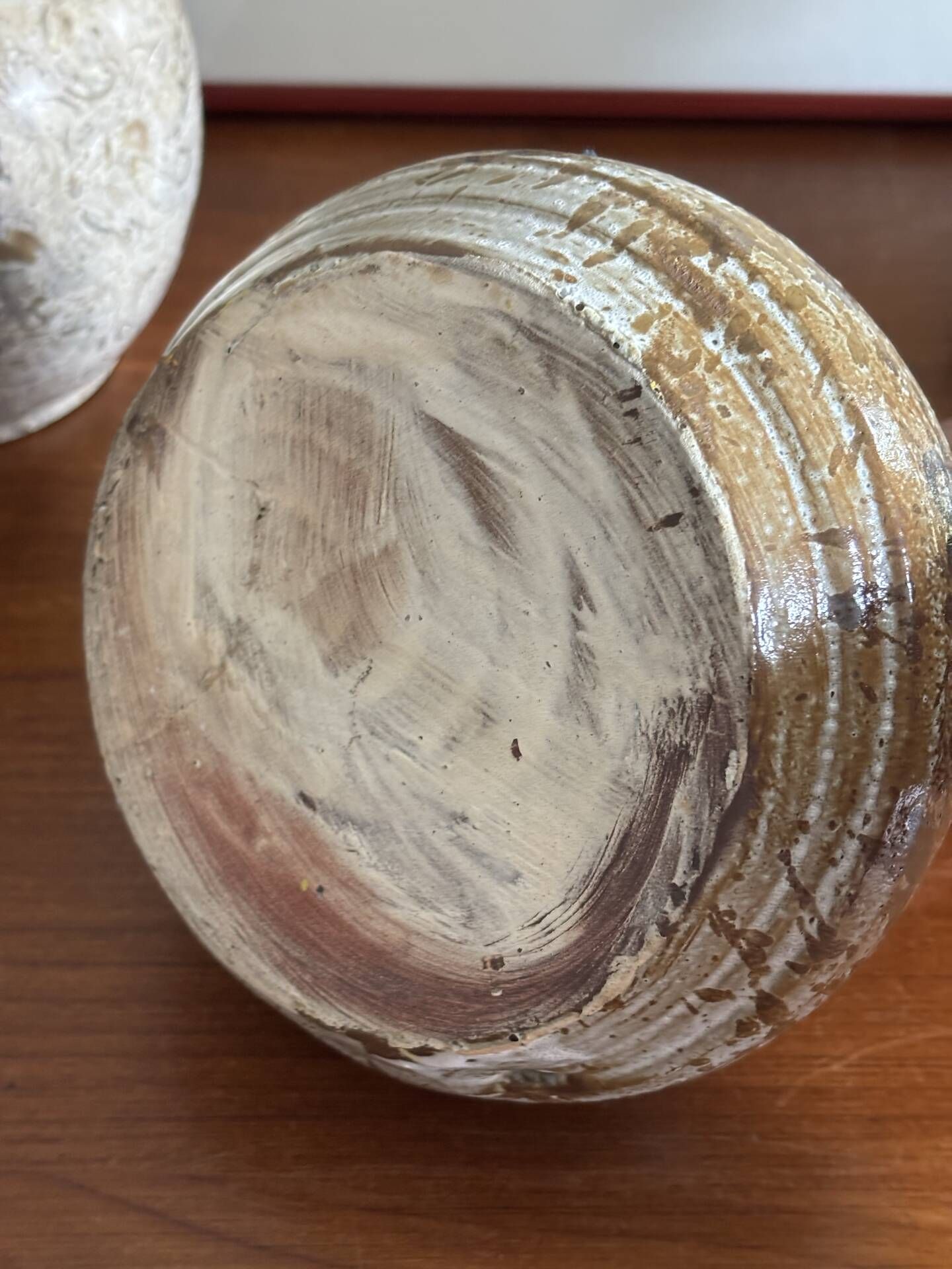 Vase boule en céramique 80’