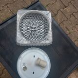 Pair of glass ceiling lights