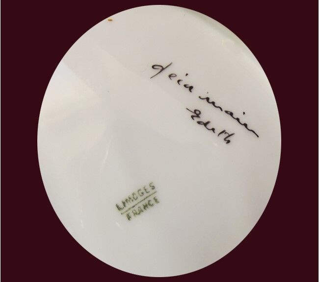 Suite de 9 coupelles d’assiettes Limoges