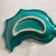 Vacuum former pocket vallauris green vintage ceramic