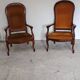pair of Voltaire armchairs