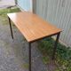 Antique table in Formica and metal