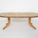 Large pinewood extendable dining table1970's