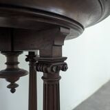 Walnut pot stand table