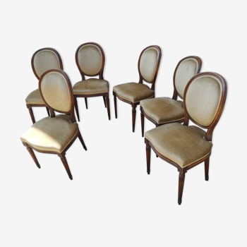 Set of 6 chairs style l xvi