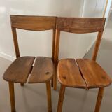 Chaises Grain de café style Pierre Gautier Delaye