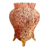 Grand vase verre de Clichy