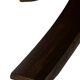 Vintage round coffee table in rosewood veneer, 60s design