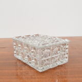 Mid-century glass sugar bowl/bohemia crystal,1960's.
